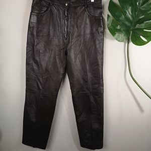 Vintage Holt Renfrew leather pants